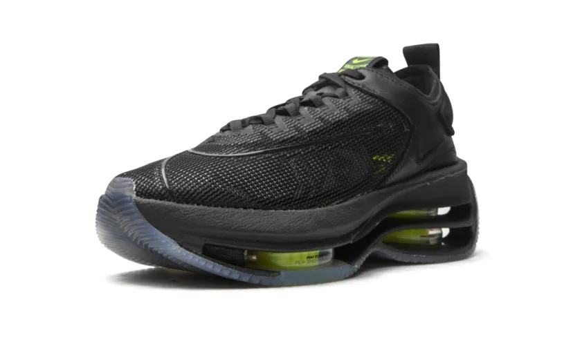 Nike Lifestyle ZOOM DOUBLE STACKED MNS WMNS 'Black   Volt' 