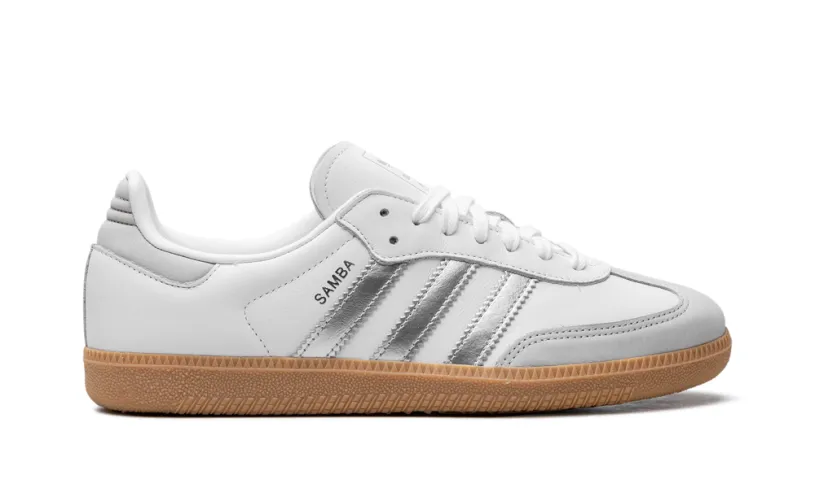 Adidas Samba Samba OG WMNS 'White Silver Metallic Grey' 