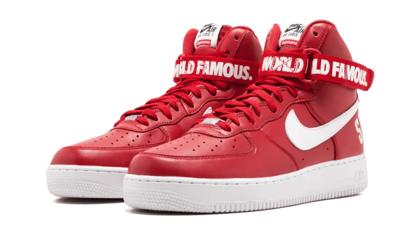 Nike Lifestyle Air Force 1 High Supreme SP 'Red' 