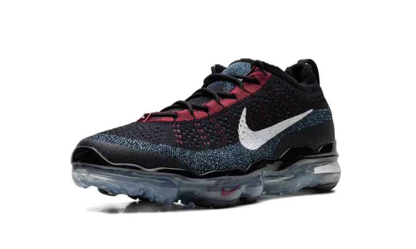 Nike Lifestyle Air VaporMax 2023 Flyknit 'Black Red Universtiy Blue' 