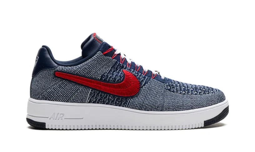 Nike Lifestyle Air Force 1 Ultra Flyknit Low 'Patriots Robert Kraft Wolf Grey'