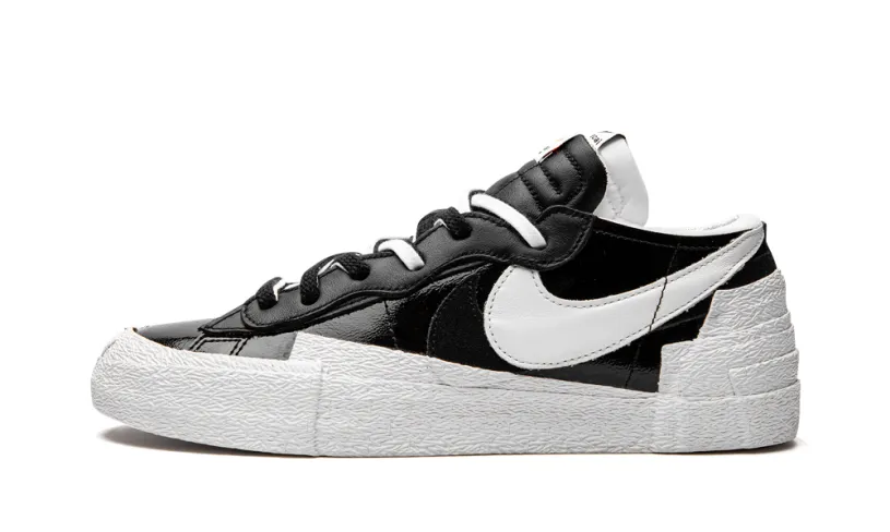 Nike Lifestyle Blazer Low 'Sacai - Black Patent Leather'