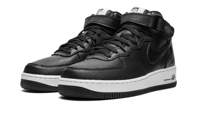 Nike Lifestyle Air Force 1 Mid 'Stussy - Black'