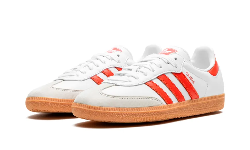 Adidas Samba SAMBA OG WMNS 'White Solar Red' 