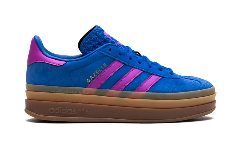 Adidas Gazelle Gazelle Bold WMNS 'Bold Blue Lucid Pink' 