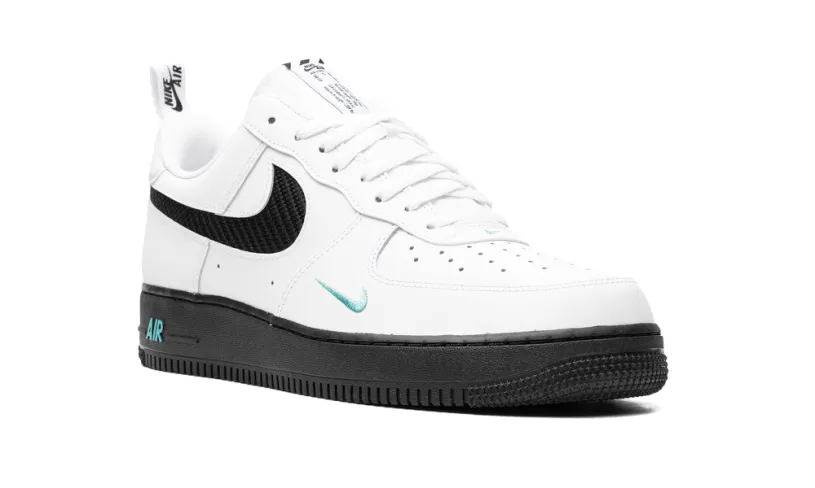 Nike Lifestyle Air Force 1 'White Black Teal' 