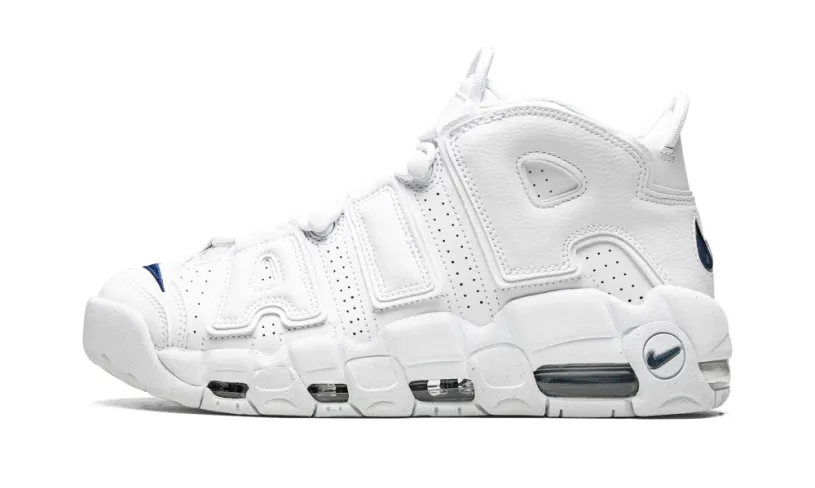 Nike Basketball Air More Uptempo 'White   Midnight Navy' 