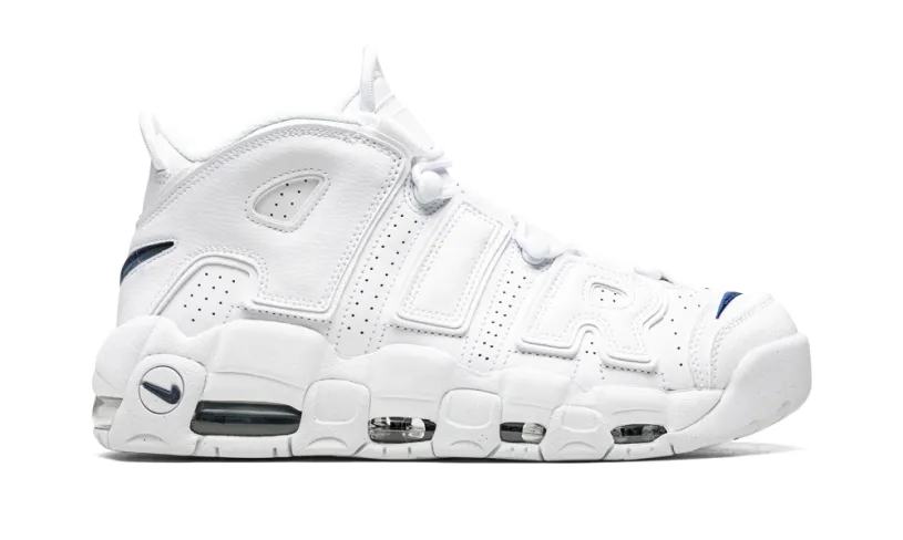 Nike Basketball Air More Uptempo 'White   Midnight Navy' 