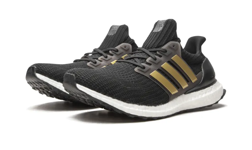 More Adidas Shoes Ultra Boost 4.0 DNA 'Black Metallic Gold'