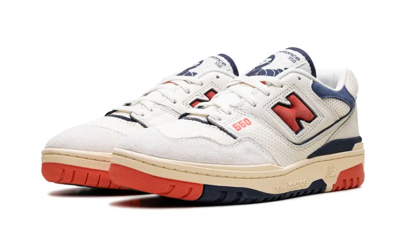 New Balance 550 550 'Sea Salt Pack Blast Red' 