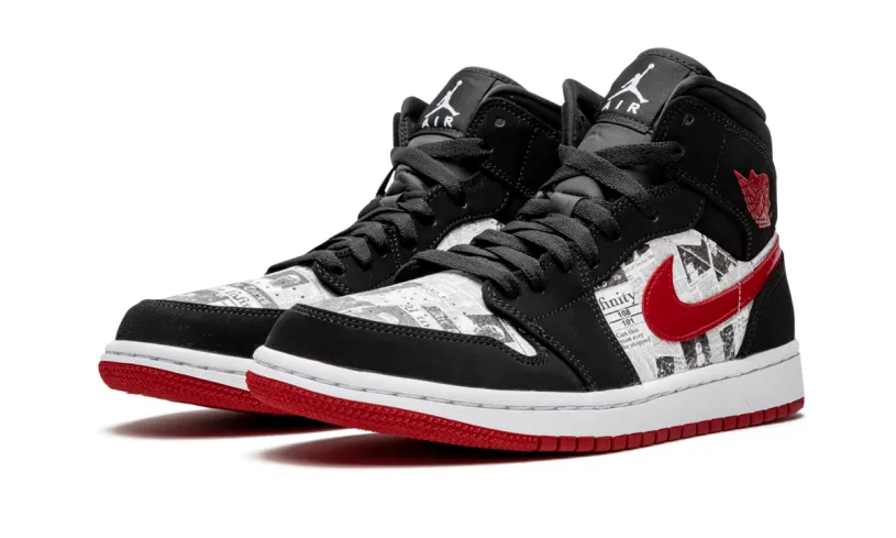Air Jordan 1 Air Jordan 1 Mid SE 'Newspaper Air Times'