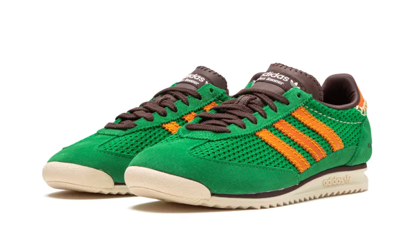 More Adidas Shoes SL72 Knit 'Wales Bonner Green'