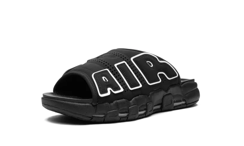 Nike Basketball Air More Uptempo Slide OG 'Black White' 
