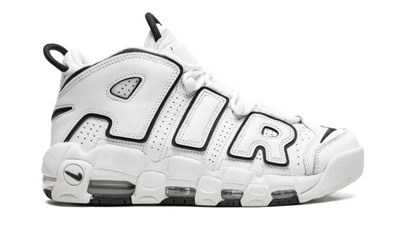 Nike Basketball AIR MORE UPTEMPO MNS WMNS 'White   Black' 