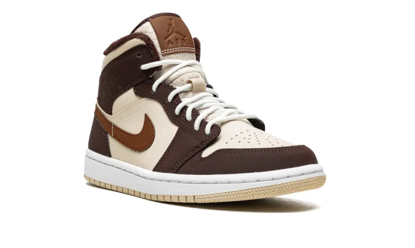Air Jordan 1 AIR JORDAN 1 MID SE WMNS 'Brown Basalt Fleece' 