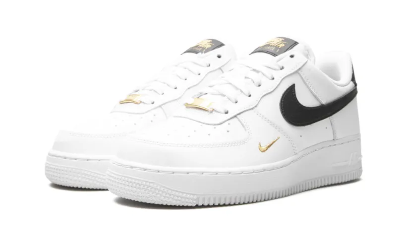 Nike Lifestyle AIR FORCE 1 LO ESSENTIAL MNS WMNS 'White / Black / Gold'