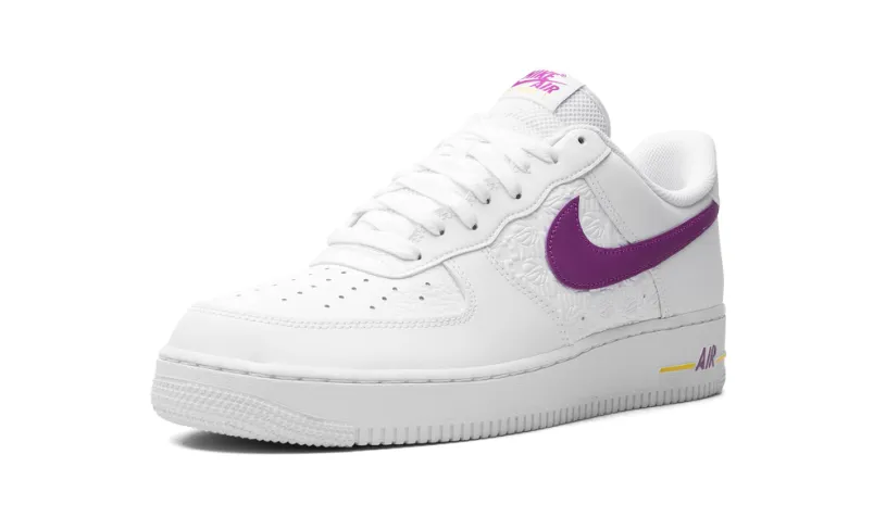 Nike Lifestyle Air Force 1 Low EMB 'Bold Berry Lakers'