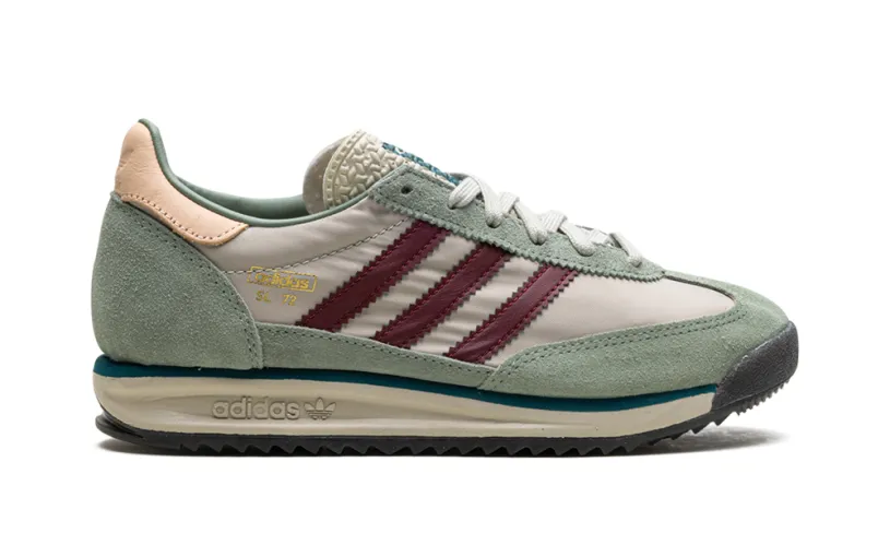 More Adidas Shoes SL 72 RS 'Putty Grey Shadow Red'