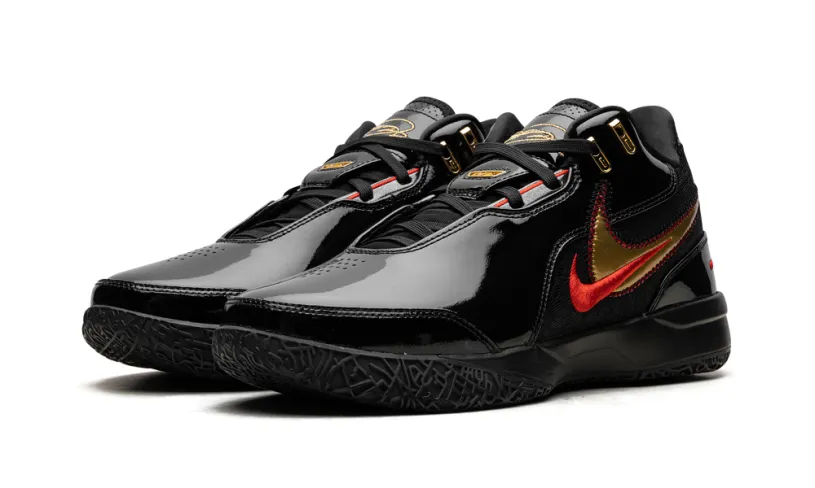 Nike Basketball Zoom LeBron NXXT Gen AMPD 'Black University Red Gold' 