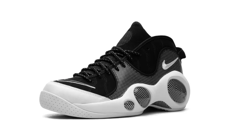 Nike Basketball Air Zoom Flight 95 'OG Black Metallic Silver (2022)' 