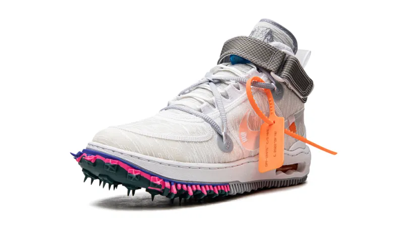 Nike Lifestyle Air Force 1 Mid 'Off-White - White' 