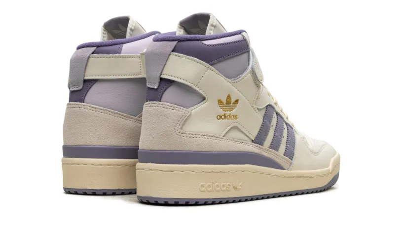 More Adidas Shoes Forum 84 High 'Off White Silver Violet' 
