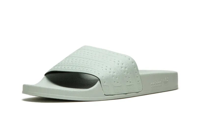 More Adidas Shoes Adilette Slide 'Linen Green' 