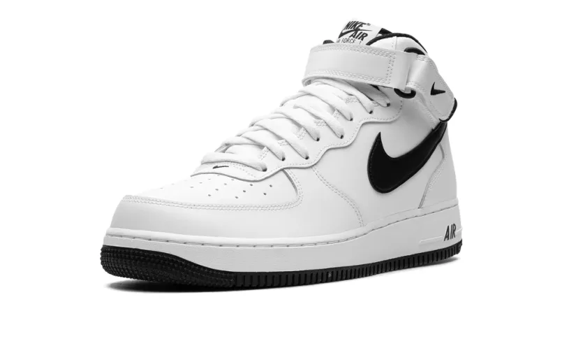 Nike Lifestyle Air Force 1 Mid 'White Black' 