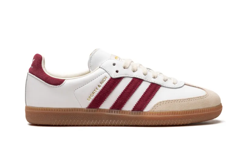 Adidas Samba Samba OG 'Sporty & Rich - White Core Burgundy'