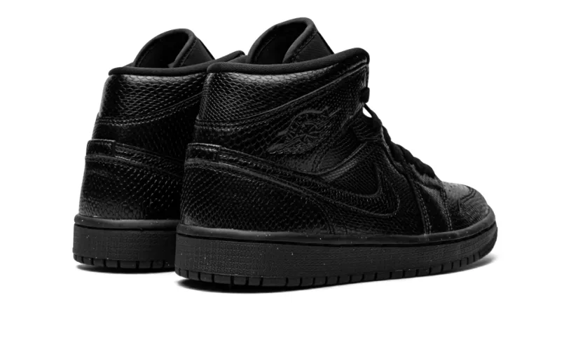 Air Jordan 1 AIR JORDAN 1 MID WMNS 'Black Snakeskin' 