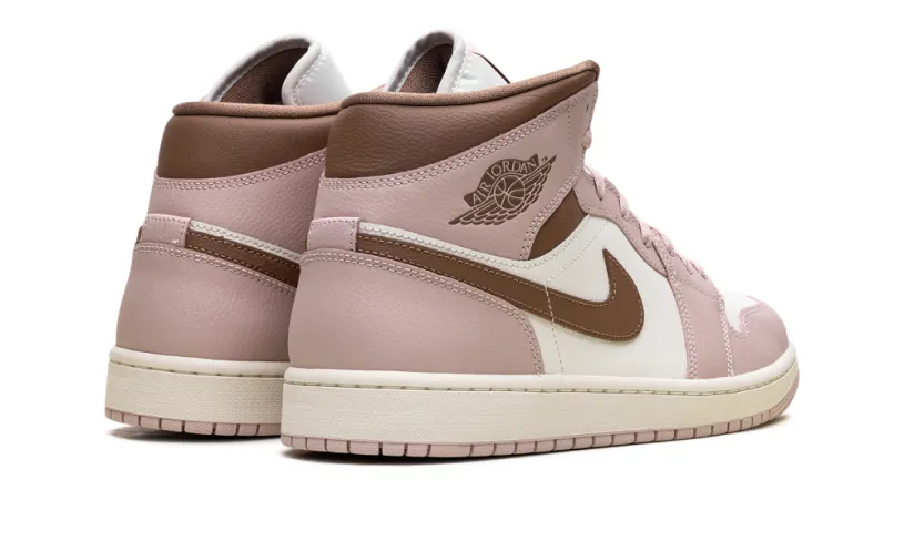 Air Jordan 1 Jordan 1 Mid WMNS 'Pink Oxford Brown' 