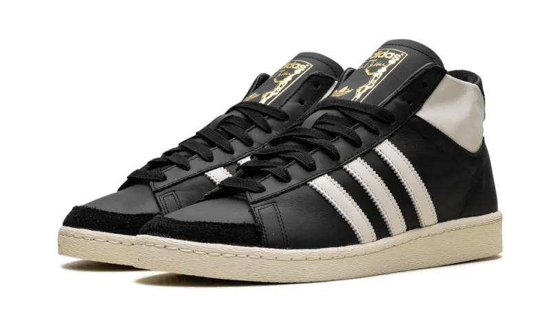 More Adidas Shoes Jabbar Hi 'Core Black Off White'