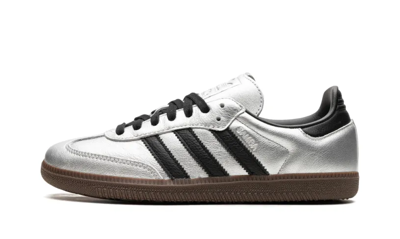 Adidas Samba Samba OG WMNS 'Silver Metallic Black Gum' 