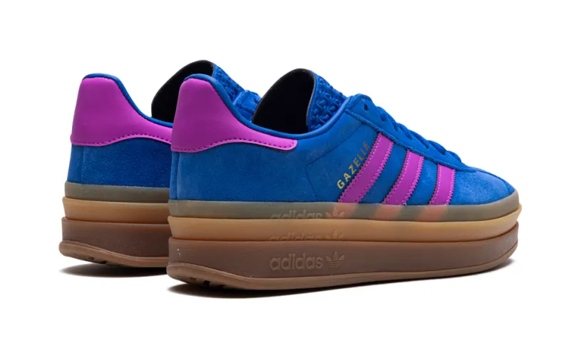 Adidas Gazelle Gazelle Bold WMNS 'Bold Blue Lucid Pink' 