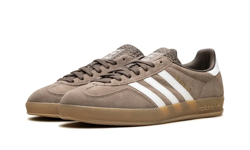 Adidas Gazelle Gazelle Indoor 'Earth Strata White Gold Metallic' 