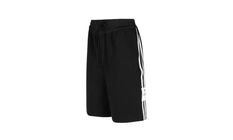 Adidas Y-3 Y-3 3 Stripe Terry Shorts 'Black/White'