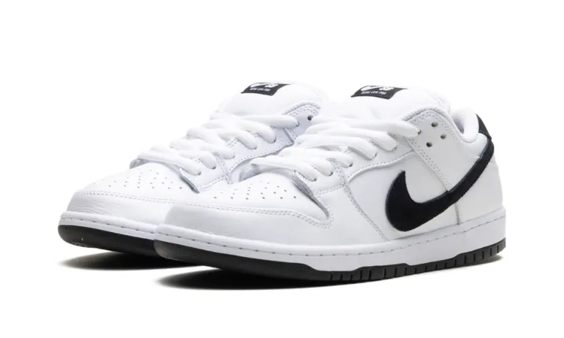 SB Dunk Low 'White Black' 