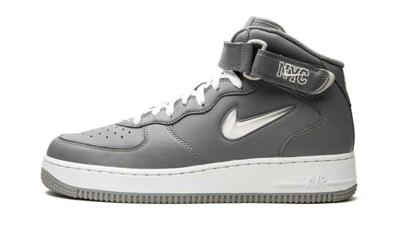 Nike Lifestyle Air Force 1 Mid QS 'Jewel NYC Cool Grey'