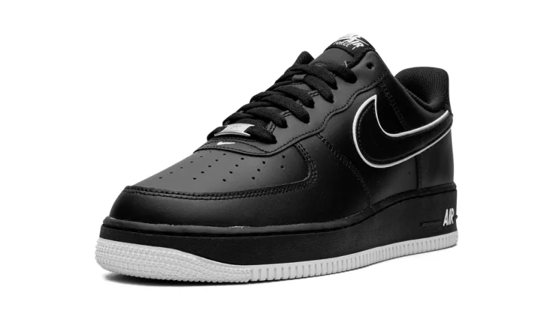 Nike Lifestyle Air Force 1 Low 'Black   White' 