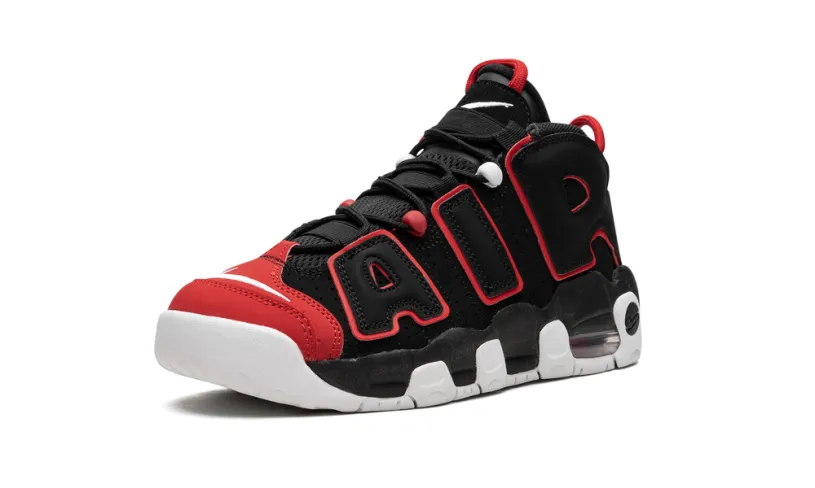 Nike Basketball Air More Uptempo GS 'Red Toe' 