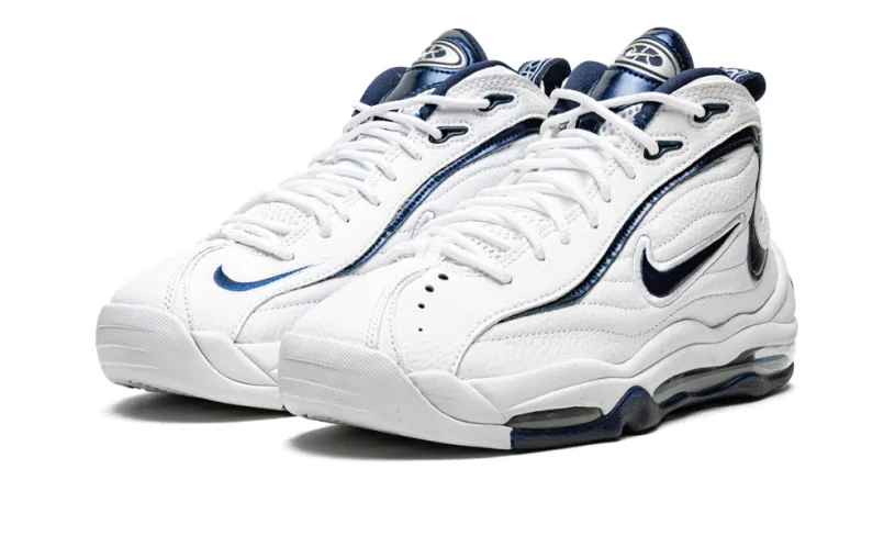 Nike Basketball Air Total Max Uptempo 'White   Navy' 