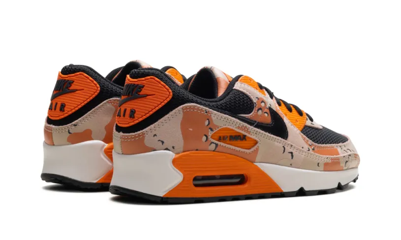 Nike Air Max Air Max 90 Premium 'Bio Beige Safety Orange Phantom Black'