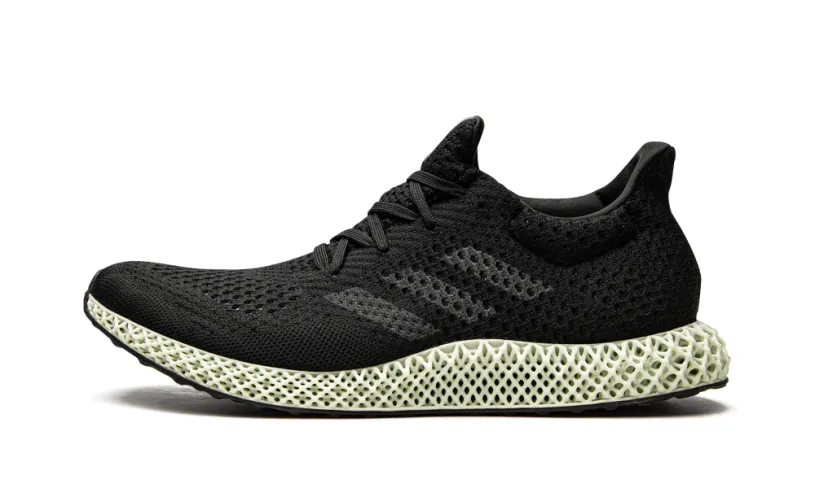 More Adidas Shoes Futurecraft 4D 'Core Black Linen Green'