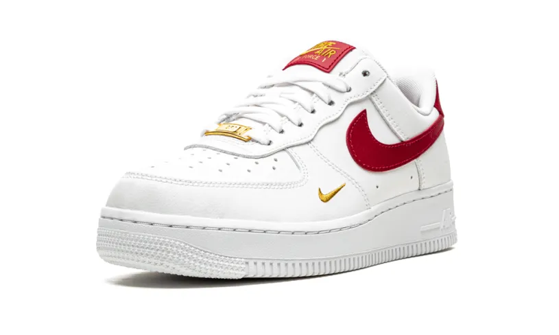 Nike Lifestyle AIR FORCE 1 LO ESSENTIAL MNS WMNS 'White   Gym Red' 