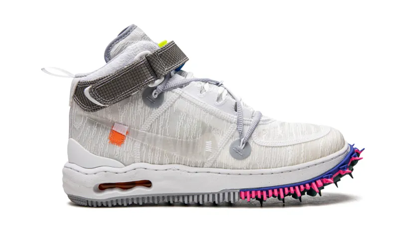 Nike Lifestyle Air Force 1 Mid 'Off-White - White'