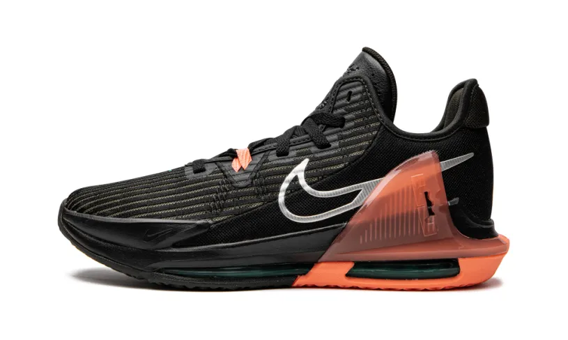 Nike Basketball LeBron Witness VI 'Black   Crimson Pulse' 