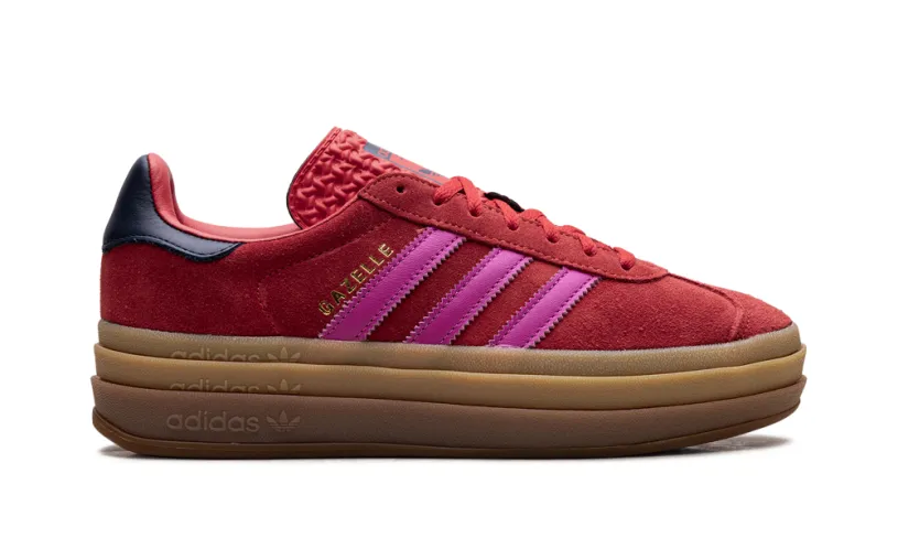 Adidas Gazelle Gazelle Bold WMNS 'Red Semi Lucid Fuchsia' 