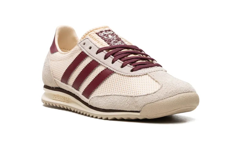 More Adidas Shoes SL 72 OG WMNS 'Beige   Burgundy' 