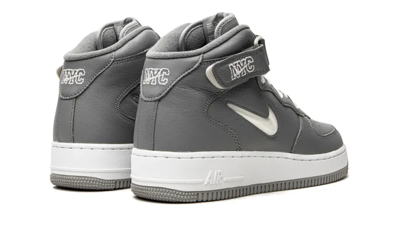 Nike Lifestyle Air Force 1 Mid QS 'Jewel NYC Cool Grey' 