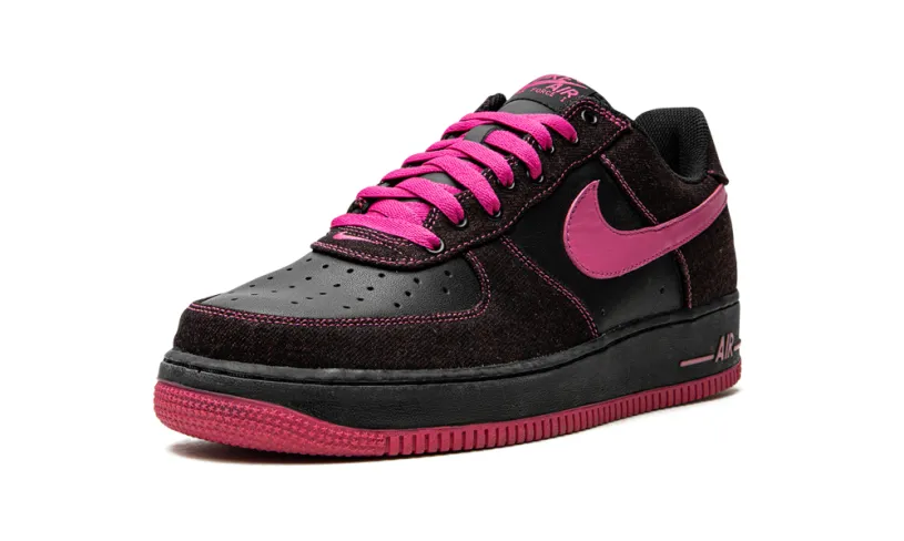 Nike Lifestyle AIR FORCE 1 WMNS 'Black   Bright Rose' 